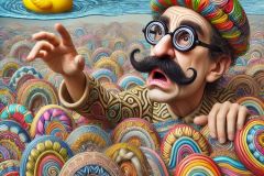 DALL·E-2025-07-16-21.08.37-A-surreal-and-whimsical-character-inspired-by-the-playful-spirit-of-Groucho-Marx-but-not-resembling-him-directly.-The-character-has-exaggerated-featu