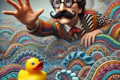 DALL·E-2025-07-16-21.08.39-A-surreal-and-whimsical-character-inspired-by-the-playful-spirit-of-Groucho-Marx-but-not-resembling-him-directly.-The-character-has-exaggerated-featu