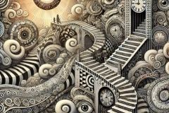 DALL·E-2025-07-16-21.10.46-A-surreal-and-richly-detailed-Zentangle-inspired-dreamscape.-The-scene-features-flowing-abstract-landscapes-filled-with-impossible-architecture-like-