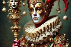 DALL·E-2025-10-11-00.54.34-An-ultra-hyperrealistic-surreal-baroque-full-body-portrait-of-a-court-jester-holding-an-ornate-staff.-The-jester-wears-extravagant-attire-in-vivid-col