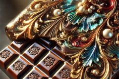 DALL·E-2025-10-11-00.55.19-A-hyperrealistic-vertical-photorealistic-image-of-a-luxurious-chocolate-bar-partially-wrapped-in-ornate-baroque-style-cellophane-now-with-touches-of-