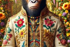 DALL·E-2025-09-13-00.50.11-An-ultra-hyperrealistic-vertical-full-body-portrait-in-ornate-fantasy-style-inspired-by-Mary-Ooms-showing-a-humanoid-ape-inspired-by-Planet-of-the-Ap