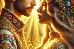 DALL·E-2025-09-13-01.00.38-An-ultra-hyperrealistic-vertical-close-up-portrait-of-a-man-and-woman-together-on-a-bright-summer-day-symbolizing-love-and-harmony.-The-couple-is-sho