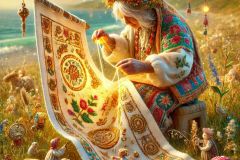 DALL·E-2025-06-29-11.18.49-An-ultra-close-up-photorealistic-surreal-scene-in-the-style-of-Milic-of-Macva.-A-kind-beautiful-folkloric-creature-is-working-with-its-hands-in-a-mag