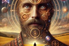 DALL·E-2025-06-30-20.17.26-Extreme-close-up-photorealistic-surreal-scene-inspired-by-the-philosophy-of-G.I.-Gurdjieff-and-the-visionary-art-style-of-Milic-of-Macva.-A-mystical-