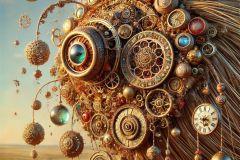 DALL·E-2025-06-30-20.17.51-Extreme-close-up-photorealistic-surreal-creature-in-a-rural-landscape-inspired-by-the-style-of-Milic-of-Macva.-The-creature-is-highly-complex-and-st