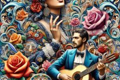DALL·E-2025-09-13-01.04.34-An-ultra-detailed-ornate-and-colorful-azulejos-style-vertical-mural-inspired-by-Portuguese-fado.-The-artwork-shows-a-close-up-of-a-fado-singer-in-tra