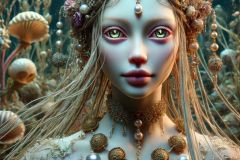 DALL·E-2025-06-30-20.21.04-Extreme-close-up-photorealistic-portrait-of-a-beautiful-underwater-folkloric-being-in-a-magical-garden-inspired-by-Milic-of-Macva.-The-being-has-sof