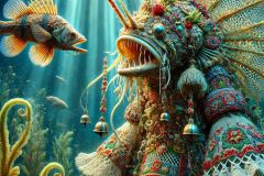 DALL·E-2025-06-30-20.21.29-Extreme-close-up-photorealistic-surreal-underwater-scene-inspired-by-Milic-of-Macva.-A-majestic-folkloric-underwater-being-with-glowing-pearl-skin-an