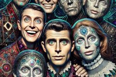 DALL·E-2025-09-19-22.55.37-An-ultra-hyperrealistic-surreal-vertical-close-up-portrait-of-multiple-figures-inspired-by-the-Twilight-Zone-reimagined-in-ornate-Mary-Ooms–style.-Se