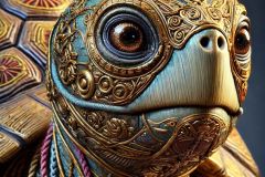 DALL·E-2025-06-30-20.23.46-Extreme-close-up-photorealistic-portrait-of-a-surreal-hybrid-turtle-robot-being-inspired-by-Milic-of-Macva.-The-creature-has-calm-natural-human-like-