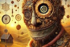 DALL·E-2025-06-30-20.23.49-Extreme-close-up-photorealistic-surreal-portrait-of-a-fantastical-being-inspired-by-Milic-of-Macva.-The-creature-has-a-humanoid-face-merged-with-elem