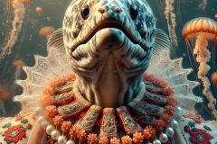 DALL·E-2025-06-30-20.24.22-Extreme-close-up-photorealistic-surreal-underwater-scene-inspired-by-Milic-of-Macva.-A-fantastical-humanoid-moray-eel-man-hybrid-floats-gracefully-un