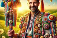 DALL·E-2025-06-30-20.26.45-Extreme-close-up-photorealistic-surreal-image-inspired-by-Milic-of-Macva.-A-joyful-man-stands-in-a-sunlit-summer-field-smiling-warmly.-He-wears-rich