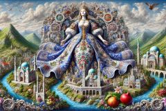 DALL·E-2025-09-19-23.53.12-An-ultra-hyperrealistic-horizontal-fantasy-panorama-in-ornate-Mary-Ooms–inspired-style-representing-Bosnia-and-Herzegovina-as-a-monumental-porcelain-