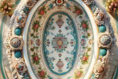 DALL·E-2025-09-20-00.33.34-An-ultra-hyperrealistic-vertical-top-down-view-of-a-monumental-porcelain-bathtub-designed-in-ornate-Mary-Ooms–inspired-style.-The-bathtub-is-seen-cle