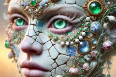 DALL·E-2025-09-20-16.02.53-An-ultra-hyperrealistic-vertical-extreme-close-up-portrait-of-a-fantastical-being-in-ornate-Mary-Ooms–inspired-style.-The-face-is-partly-human-yet-tra