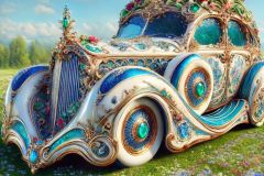 DALL·E-2025-09-20-16.03.03-An-ultra-hyperrealistic-vertical-full-body-portrait-of-a-fantastical-automobile-designed-in-ornate-Mary-Ooms–inspired-style.-The-car-appears-as-a-livi