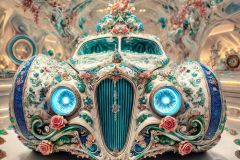 DALL·E-2025-09-20-16.03.29-An-ultra-hyperrealistic-vertical-close-up-of-a-fantastical-automobile-displayed-inside-a-surreal-showroom.-The-car-appears-like-a-living-sculpture-de