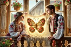 DALL·E-2025-06-30-20.30.25-Extreme-close-up-photorealistic-surreal-image-inspired-by-Milic-of-Macva.-On-the-balcony-of-a-richly-decorated-traditional-Bosnian-house-two-people-