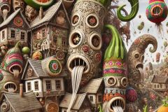 DALL·E-2025-06-30-20.30.51-Extreme-close-up-photorealistic-surreal-village-scene-inspired-by-Hieronymus-Bosch-and-Milic-of-Macva-without-any-visible-eyes.-The-surreal-rural-la