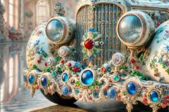 DALL·E-2025-09-20-16.03.42-An-ultra-hyperrealistic-vertical-close-up-of-a-fantastical-porcelain-like-automobile-displayed-in-a-surreal-showroom.-The-camera-focuses-tightly-on-th