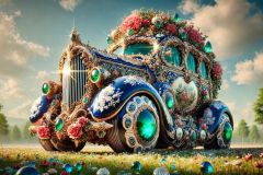 DALL·E-2025-09-20-16.06.49-An-ultra-hyperrealistic-horizontal-side-view-of-a-colossal-fantastical-automobile-placed-outdoors-in-nature.-The-massive-vehicle-dominates-the-scene-