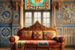 DALL·E-2025-06-30-20.33.53-Extreme-close-up-photorealistic-surreal-interior-scene-of-the-Aveiro-Railway-Station-imagined-in-the-style-of-Milic-of-Macva.-The-focus-is-on-a-singl