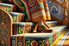 DALL·E-2025-06-30-20.34.21-Extreme-close-up-photorealistic-surreal-interior-of-the-Aveiro-Railway-Station-in-the-style-of-Milic-of-Macva.-The-image-focuses-on-one-richly-decora