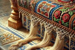 DALL·E-2025-06-30-20.34.27-Extreme-close-up-photorealistic-surreal-detail-of-an-embroidered-step-inside-the-Aveiro-Railway-Station-inspired-by-Milic-of-Macva.-The-surface-of-t