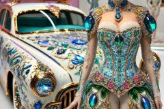 DALL·E-2025-09-20-16.12.20-An-ultra-hyperrealistic-vertical-close-up-scene-of-a-fantastical-jewel-like-police-car-with-a-beautiful-policewoman-standing-beside-it.-The-policewoma