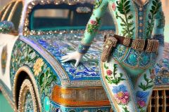 DALL·E-2025-09-20-16.12.29-An-ultra-hyperrealistic-vertical-close-up-scene-of-a-fantastical-jewel-like-police-car-with-a-glamorous-policewoman-posing-beside-it.-The-policewoman-