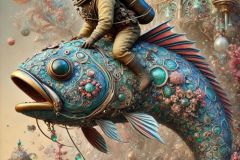 DALL·E-2025-09-20-16.14.51-An-ultra-hyperrealistic-vertical-close-up-surreal-scene-inspired-by-Mary-Ooms-showing-a-young-adventurer-in-a-retro-diving-suit-riding-on-the-back-of