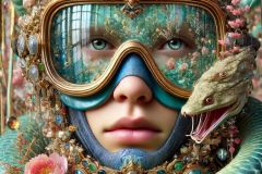 DALL·E-2025-09-20-16.15.02-An-ultra-hyperrealistic-vertical-extreme-close-up-surreal-scene-inspired-by-Mary-Ooms-showing-the-face-of-a-young-adventurer-wearing-a-refined-modern