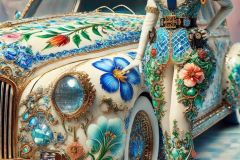 DALL·E-2025-09-20-16.15.22-An-ultra-hyperrealistic-vertical-close-up-surreal-scene-of-a-fantastical-jewel-like-police-car-with-a-beautiful-policewoman-standing-beside-it.-The-po