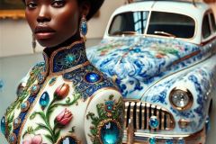 DALL·E-2025-09-20-16.15.37-An-ultra-hyperrealistic-vertical-close-up-surreal-scene-of-a-stunning-African-policewoman-standing-beside-a-fantastical-jewel-like-police-car.-The-wom