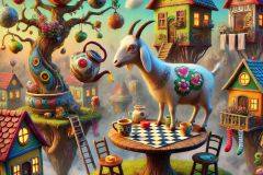 DALL·E-2025-07-01-20.13.42-An-extreme-close-up-photorealistic-and-surreal-image-of-a-strange-and-joyful-scene-in-a-colorful-floating-village-inspired-by-Yugoslav-naive-art.-A-