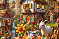 DALL·E-2025-07-01-20.13.53-An-extreme-close-up-photorealistic-and-surreal-image-of-a-joyful-and-strange-scene-in-a-colorful-floating-village-inspired-by-Yugoslav-naive-art.-No