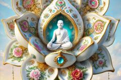 DALL·E-2025-09-28-17.33.59-An-ultra-hyperrealistic-vertical-surreal-scene-in-the-style-of-Mary-Ooms-showing-a-gigantic-porcelain-flower-opened-wide-its-glossy-white-petals-ric