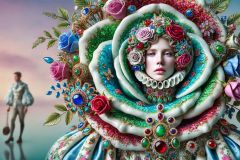DALL·E-2025-09-28-17.36.45-An-ultra-hyperrealistic-horizontal-surreal-scene-in-the-style-of-Mary-Ooms-showing-a-majestic-woman-with-a-photorealistic-serene-face-and-expressive-