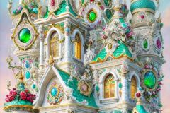 DALL·E-2025-09-28-17.37.56-An-ultra-hyperrealistic-vertical-surreal-scene-in-the-style-of-Mary-Ooms-showing-a-fantastical-jewel-like-fairy-tale-villa.-The-villa-is-crafted-from