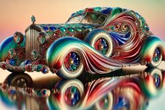 DALL·E-2025-09-28-17.40.07-An-ultra-hyperrealistic-horizontal-surreal-scene-showing-a-fantastical-automobile-designed-in-the-style-of-Venetian-Murano-glass.-The-car-stretches-ac