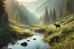DALL·E-2025-07-02-20.24.48-A-photorealistic-emotionally-healing-daytime-nature-scene.-The-image-shows-a-peaceful-mountain-valley-during-the-day-bathed-in-natural-sunlight.-A-g