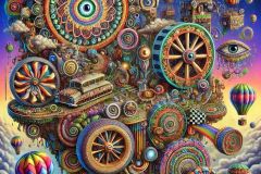 DALL·E-2025-07-16-21.10.27-A-highly-detailed-and-whimsical-Zentangle-inspired-surreal-fantasy-world.-The-scene-features-a-floating-island-made-of-intricate-Zentangle-patterns-w