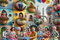 DALL·E-2025-07-18-22.38.29-A-whimsical-photorealistic-scene-of-normal-people-sitting-at-a-colorful-cafe-in-a-fairy-tale-village.-The-people-have-joyful-expressions-and-are-dres