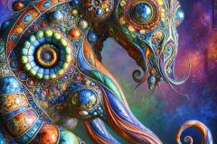 DALL·E-2025-07-19-22.05.04-A-surreal-creature-fully-visible-designed-in-the-artistic-style-of-Friedensreich-Hundertwasser-and-Yugoslav-naive-painters.-The-creature-has-an-organ