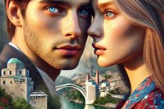 DALL·E-2025-08-28-20.35.15-Ultra-photorealistic-hyper-detailed-vertical-close-up-portrait-of-a-modern-young-man-and-woman-in-present-day-Mostar.-Their-faces-are-very-close-alm