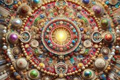 DALL·E-2025-07-02-20.30.49-Photorealistic-surreal-image-of-a-richly-detailed-mandala-inspired-by-Milic-of-Macva-featuring-a-central-radiant-mosaic.-The-mandala-is-made-of-embro