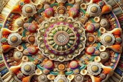 DALL·E-2025-07-02-20.31.15-Photorealistic-surreal-image-of-an-intricate-richly-detailed-mandala-inspired-by-Milic-of-Macva.-The-mandala-is-composed-of-embroidered-Balkan-folk-p