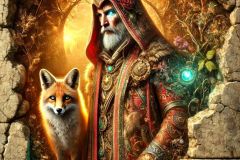 DALL·E-2025-07-11-21.36.30-A-photorealistic-close-up-vertical-image-of-a-surreal-and-magical-scene.-A-beautifully-cracked-old-stone-wall-reveals-a-glowing-world-behind-it.-Peek